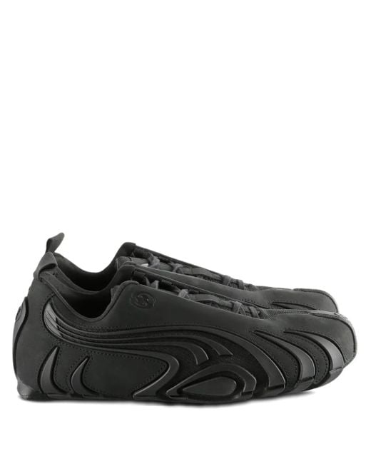 PUMA Black Logo-Detailing Sneakers for men