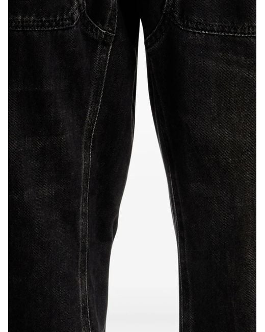 D zeta jeans DIESEL de hombre de color Black