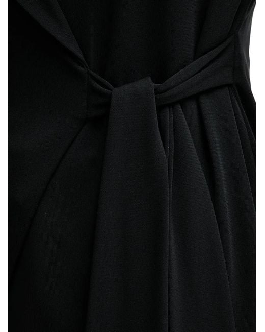GAUDI Black Tie-Fastening Blazer