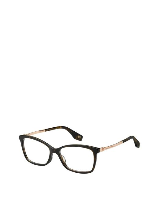 Marc Jacobs Black Rectangle-Frame Glasses
