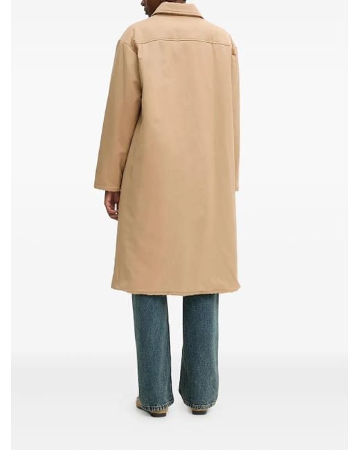 Benetton Natural Buttoned Coat