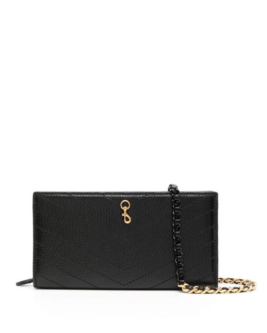 Rebecca Minkoff Black Soft Leather Wallet-on-chain