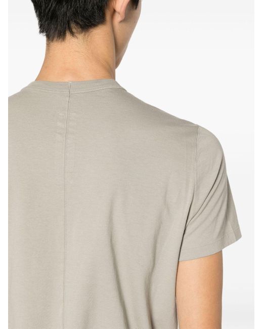 Rick Owens White Short Level T Organic Cotton T-shirt for men