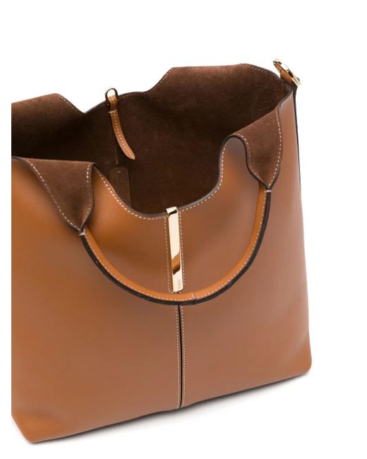Tod's Brown Handtasche Aus Leder