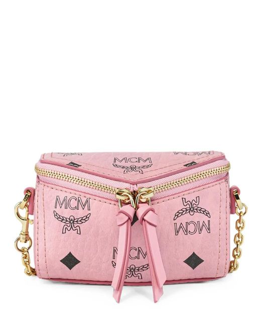 MCM Pink Diamant 3D Visetos Bag Charm