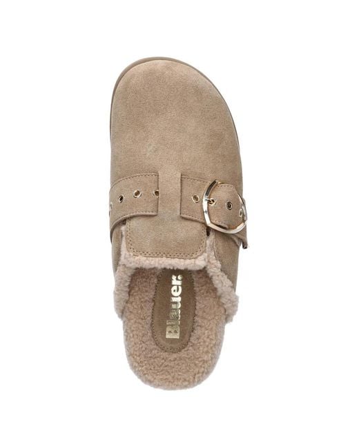 Blauer White Glade Buckle-Detail Loafers