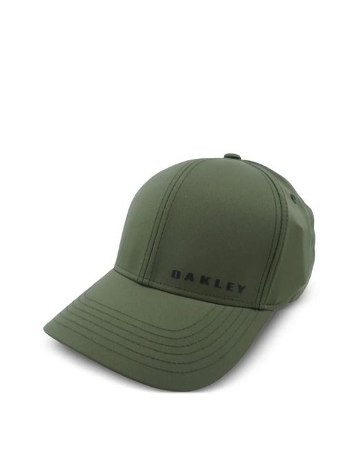 Oakley Green Twill Strapback Cap for men