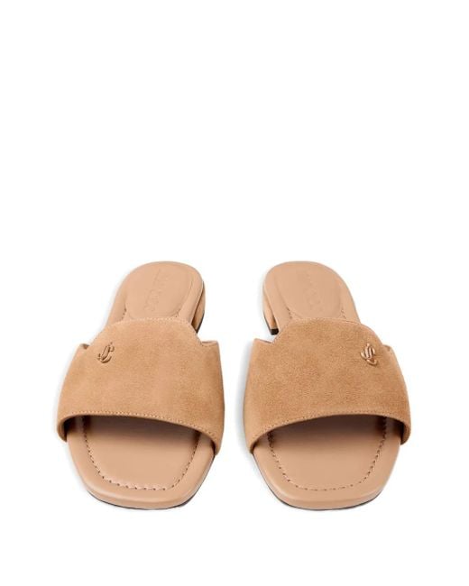 Jimmy Choo Natural Dina Flat