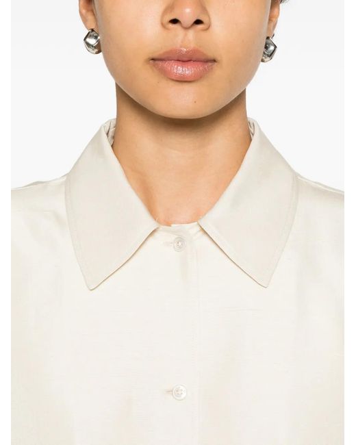 The Row Lucetta Blouse in het White