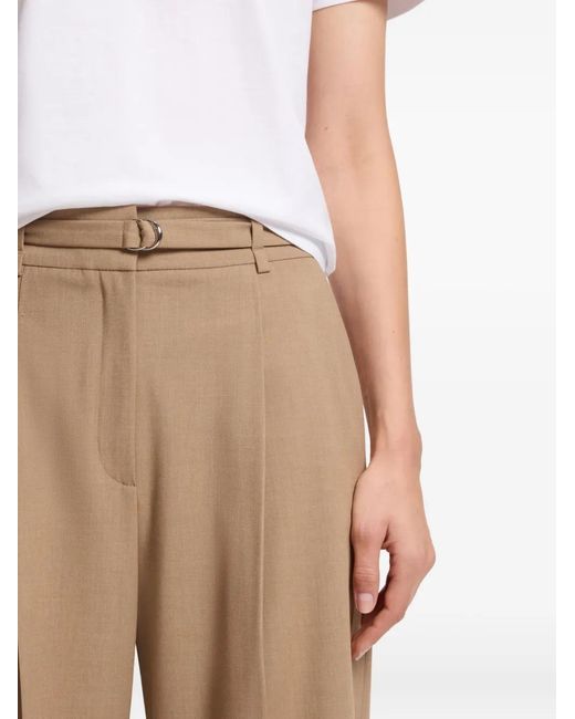 HUGO Natural Belted-Fastening Trousers