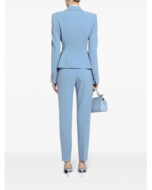 Dolce & Gabbana Blue Dna High-Waisted Tailored Trousers for men
