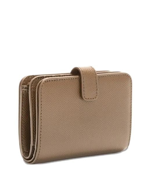 Furla Brown Medium Classic Compact Leather Wallet