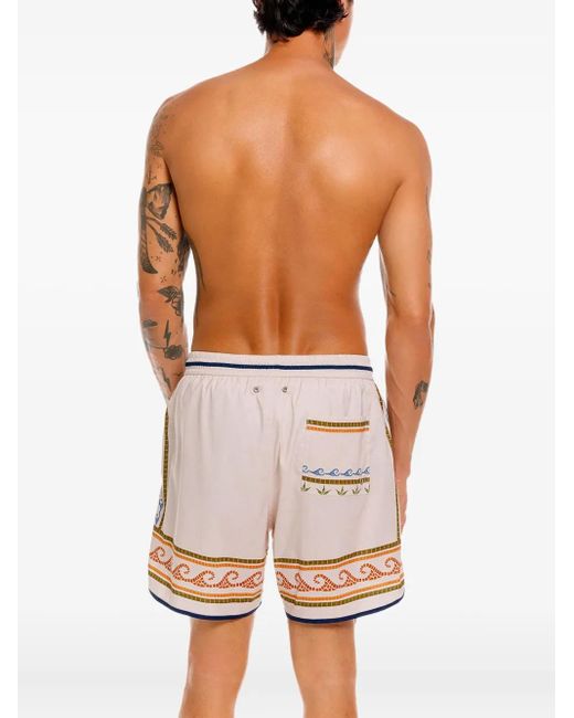 Agua Bendita Natural Liam Fiore Swim Shorts for men