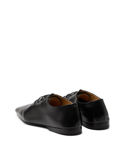 Marsèll Black Cazzuola Point-Toe Derby Shoes for men