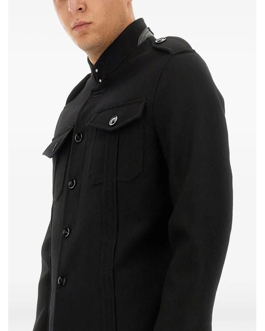 Tom Ford Black Buttoned Shirt Jacket for men