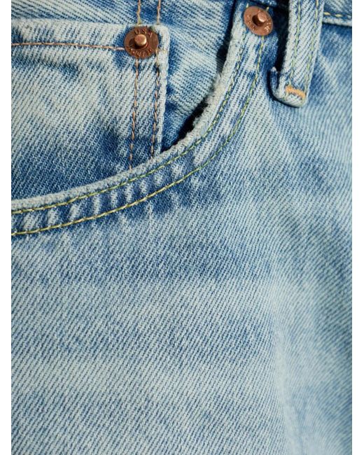 Re/done Blue Star-Patch Jeans