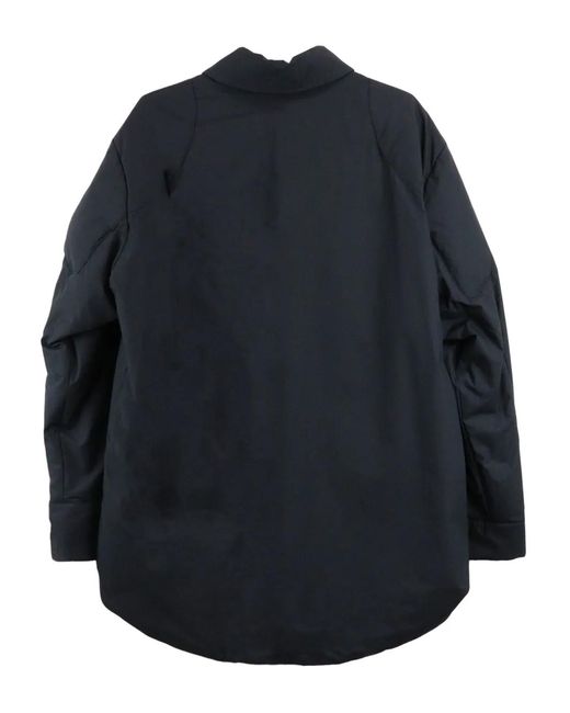 Jil Sander Blue Padded Cotton Jacket for men