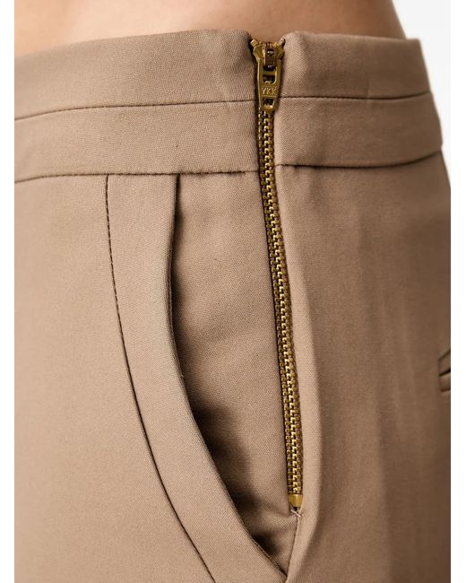 Morgan Natural Slim-Fit Tailored Trousers
