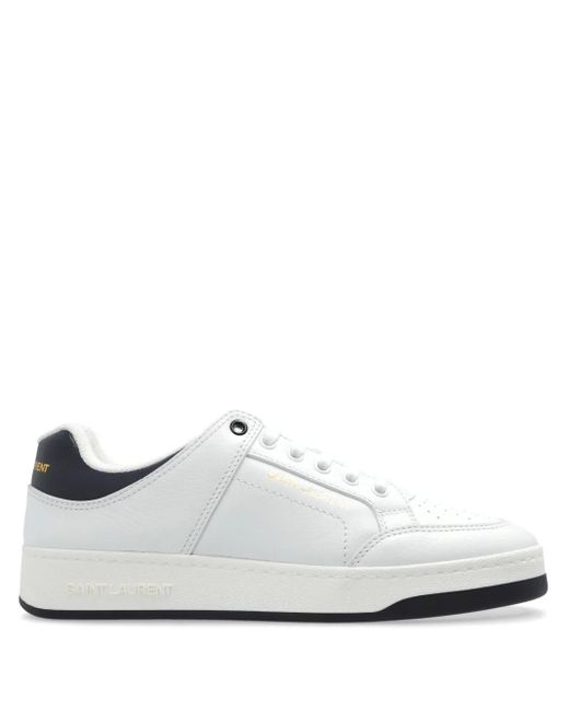 メンズ Saint Laurent Saint Laone Sizerent Sl/61 スニーカー（グレインレザー） White