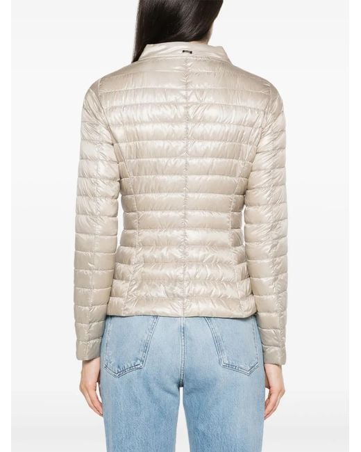 Herno Natural Nylon Short Down Jacket