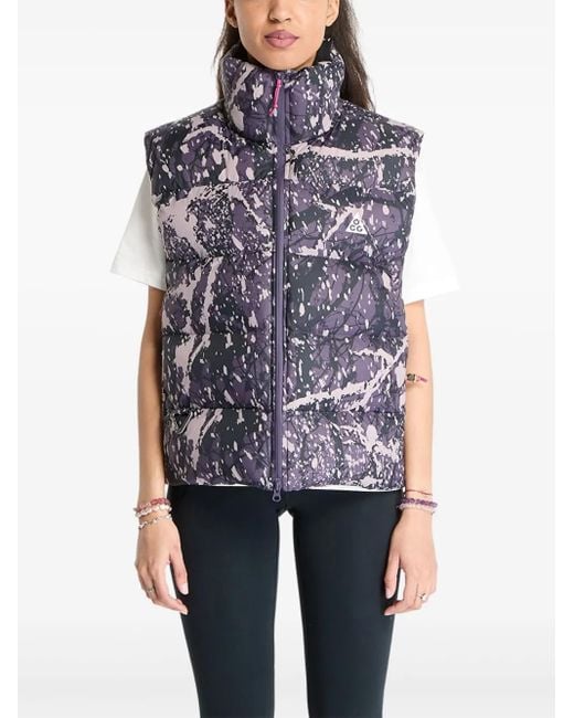 Nike Blue Lunar Lake Quilted Gilet