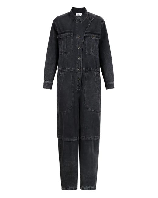 Isabel Marant Black Button-Fastening Pocketed Jumpsuit