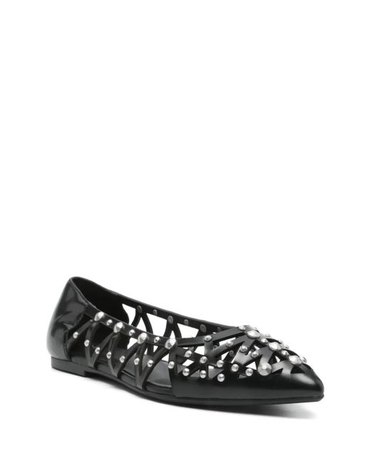 Ash Black Bazaar Ballet Flats