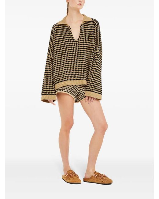 Alanui Natural Tropical Shadow Pullover
