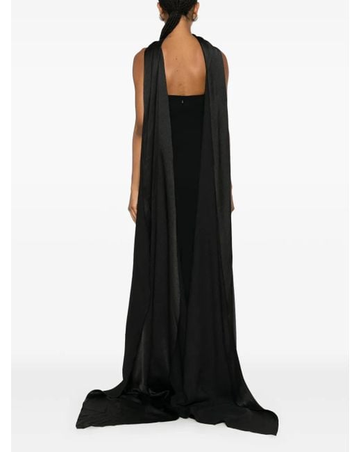 Solace London Black Evening Dress Ophelia