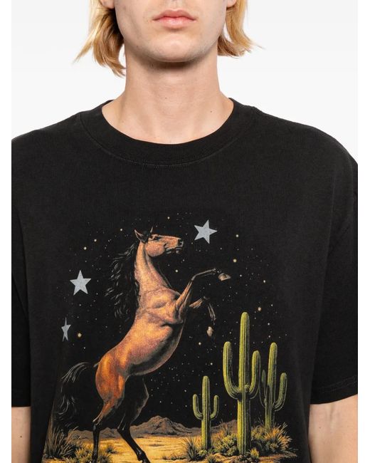 Melt Black T-Shirt À Manches Courtes for men
