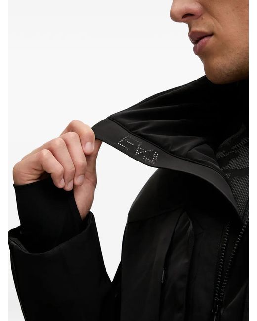 Veste De Ski À Capuche EA7 pour homme en coloris Black