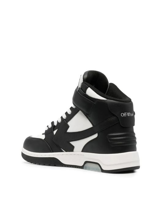 Off-White c/o Virgil Abloh Black Off -white Out Of Office Mid-top Sneakers for men