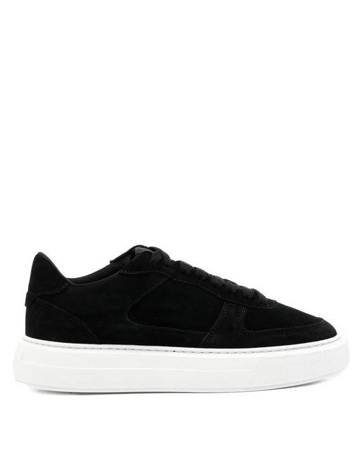 Cleens Black Court Sneakers for men