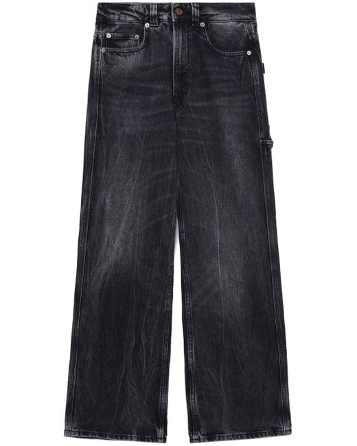 Haikure Blue Wide-leg Jeans
