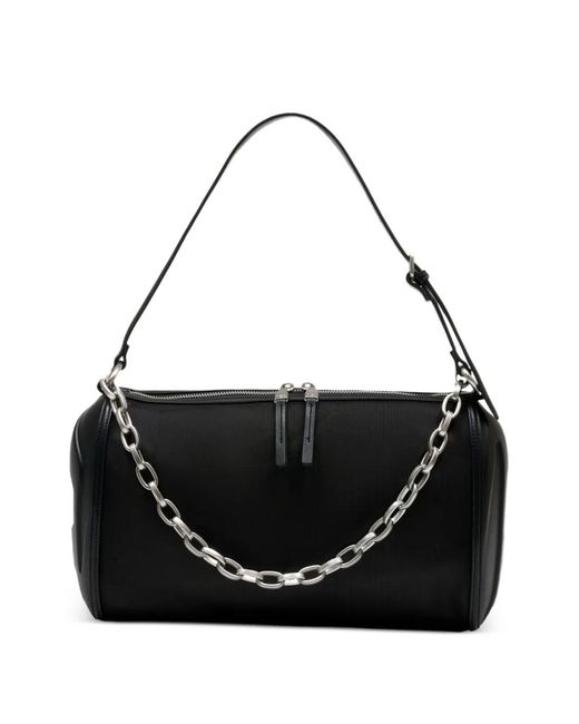 DIESEL Black Load-D Chain Shoulder Bag