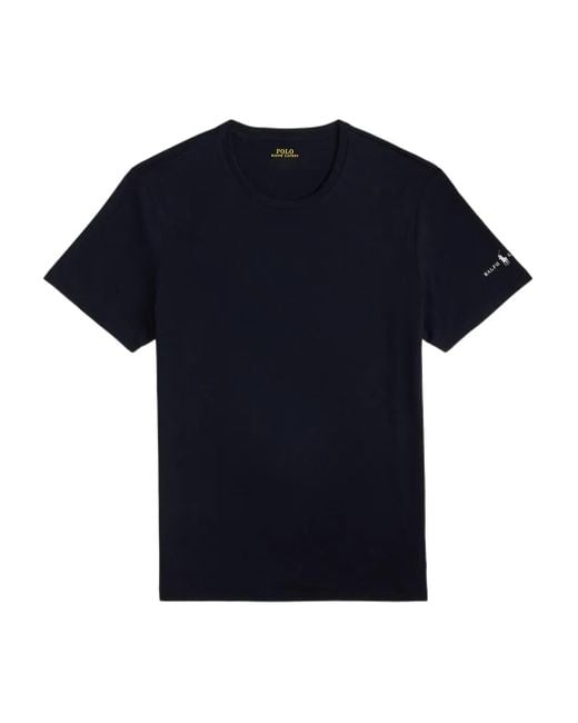 メンズ Polo Ralph Lauren コットンブレンド トップ Blue