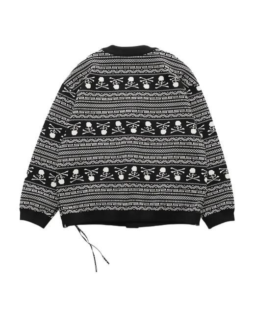 Mastermind Japan Black Reversible Cardigan for men
