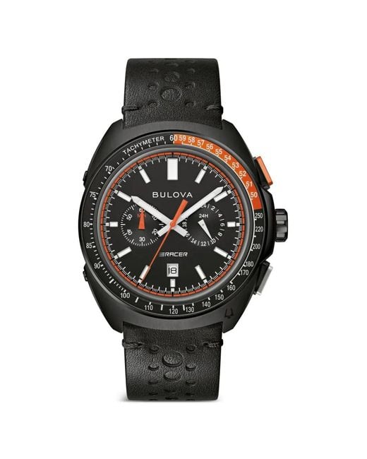 Bulova Black Racer Chronograph 42Mm Watch for men