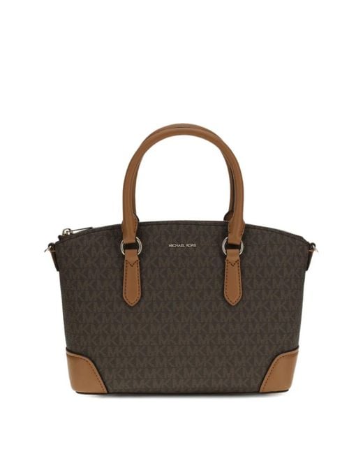 Michael Kors Black Logo-Printed Tote Bag