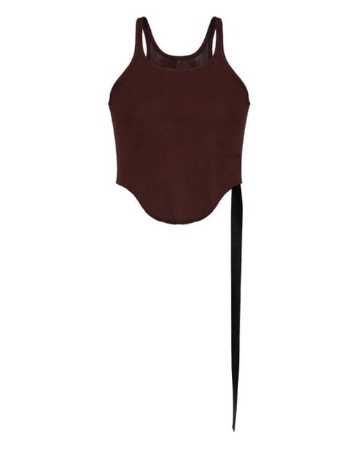 Rick Owens アシンメトリー タンクトップ Red