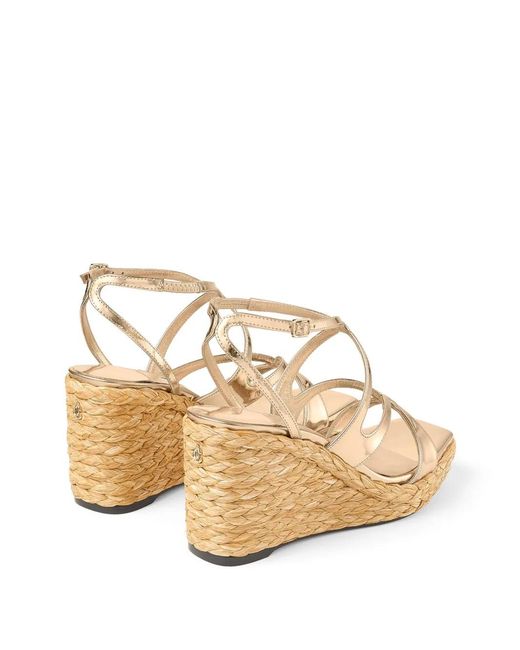 Jimmy Choo Metallic 110 Ayla Sandals