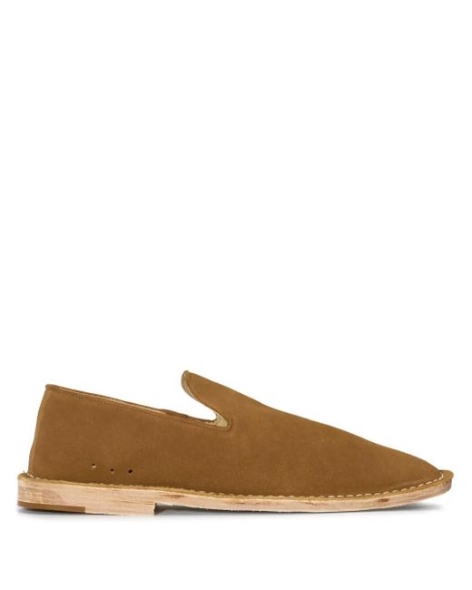 Osklen Brown Suede Loafers for men