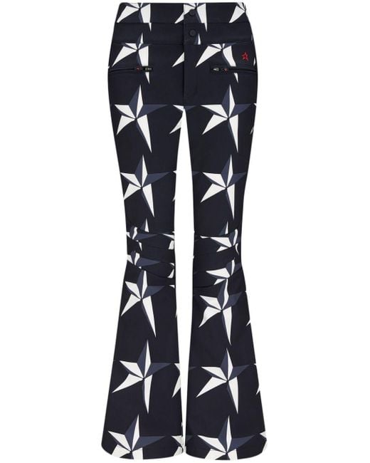 Perfect Moment Blue Aurora High-waisted Flared Trousers