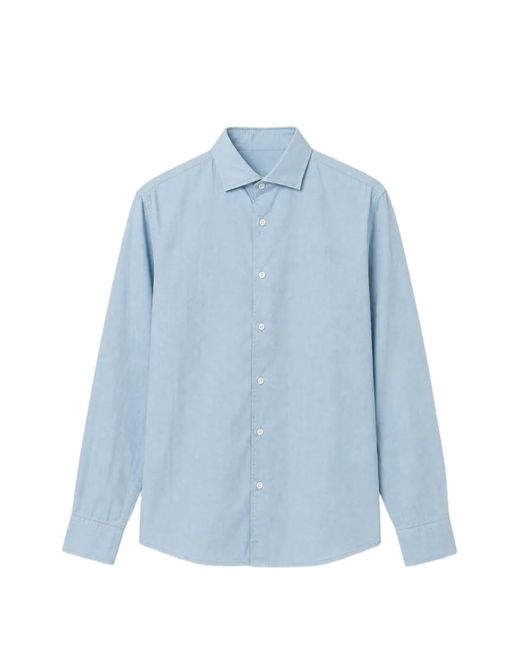 Xacus Blue Long-Sleeve Shirt for men
