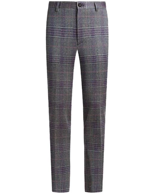 Etro Hose mit Karomuster in Gray für Herren