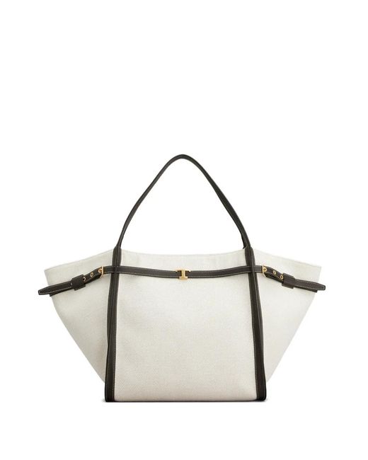 Tod's Metallic Medium Tote Bag