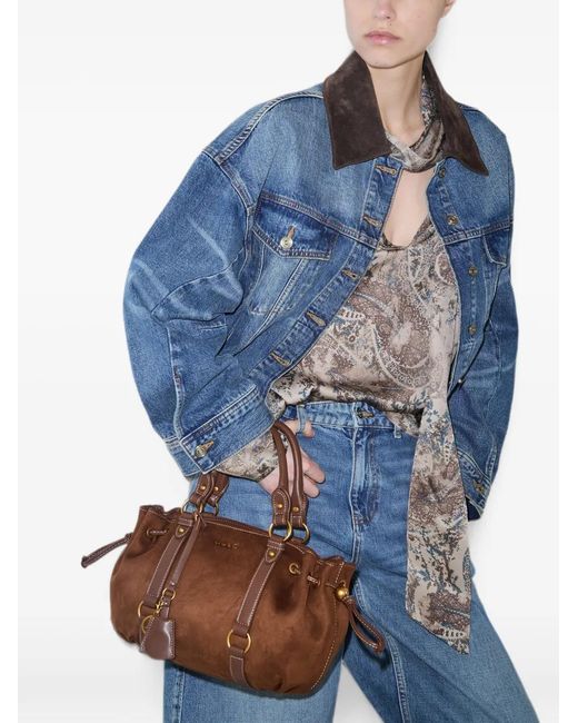 Liu Jo Brown Small Drawstring Bag