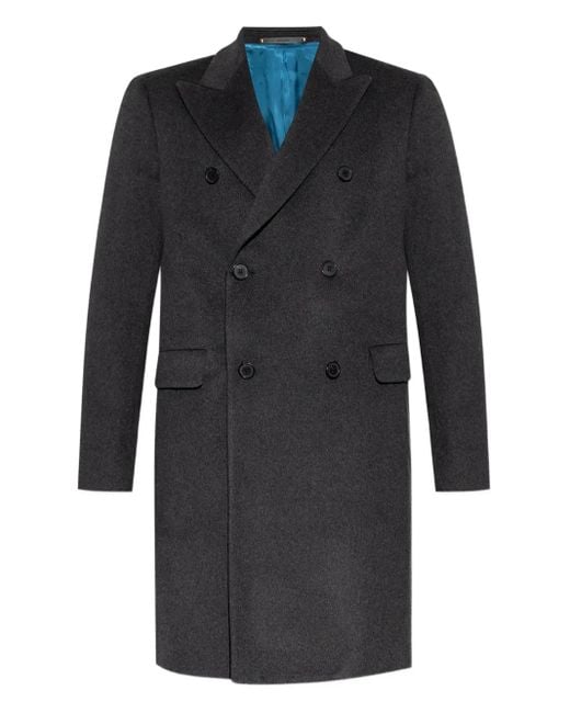 Cappotto Doppiopetto di Paul Smith in Blue da Uomo