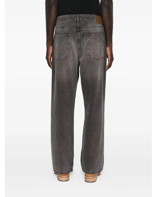 Our Legacy Gray Third Cut Ripped-Detail Jeans for men