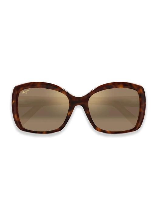 Maui Jim Brown Cat-eye Frame Sunglasses